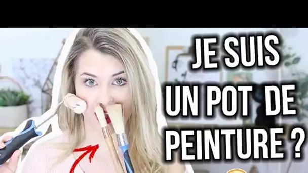 JE SUIS UN POT DE PEINTURE ? MAQUILLAGE AVEC DES ROULEAUX !