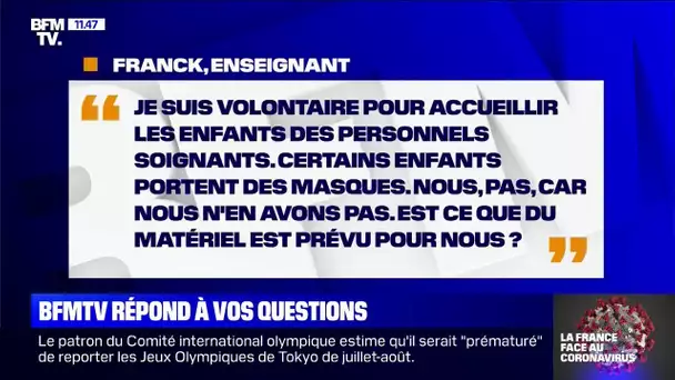 Je suis enseignant volontaire, du matériel est-il prévu ? BFMTV répond à vos questions