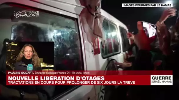 Les otages libérés mercredi sont en route vers Israël • FRANCE 24