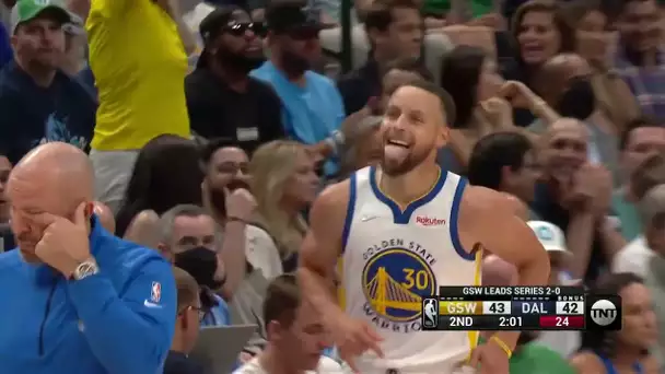 Steph Hits Patented No Look Three In Game 3