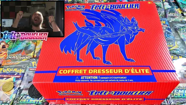 Ouverture d'une ELITE TRAINER BOX POKEMON ÉPÉE ET BOUCLIER ZACIAN !