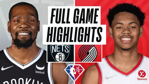 NETS at TRAIL BLAZERS | FULL GAME HIGHLIGHTS | January 10, 2022