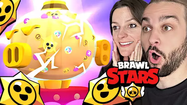 MEGA PACK OPENING PRIX STARR SUR BRAWL STARS ! MEGA TIRELIRE #1