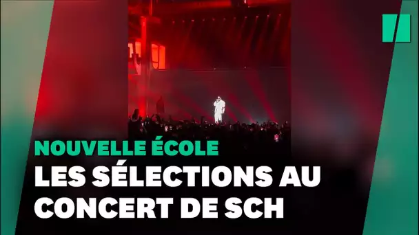 En plein concert, SCH commence les sélections de Nouvelle École saison 2