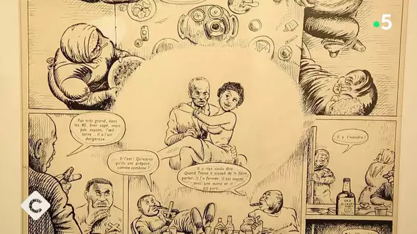 L’expo Wolinski et son immense sensibilité - L’Oeil de Pierre - C à vous - 19/09/2024