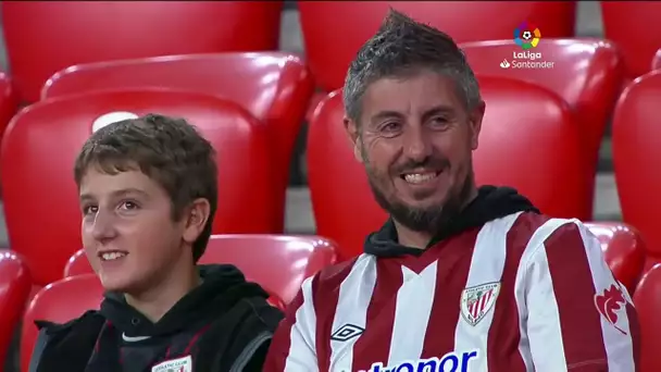 Calentamiento Athletic Club vs UD Almería