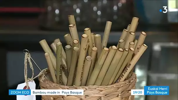 Des pailles en bambou fabriquées au Pays Basque