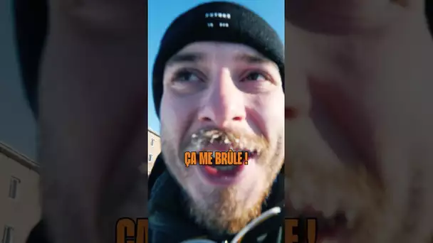 Ma barbe gèle par -20°C 😱 #backstage #vlog #humour