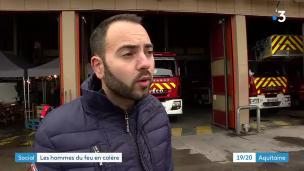 La colère des pompiers de Gironde