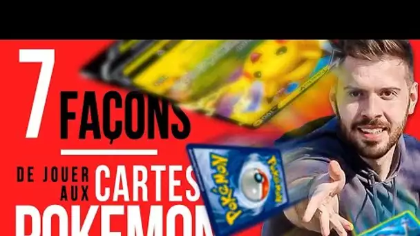 7 FAÇONS DE JOUER AUX CARTES POKÉMON (quand on ne connaissait pas les règles)