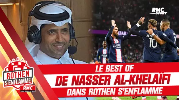 Neymar, Mbappé, Messi et le Parc... le best of de Nasser Al-Khelaïfi dans Rothen s'enflamme