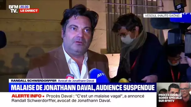 Jonathann Daval a été "immédiatement pris en charge" après son malaise, selon son avocat