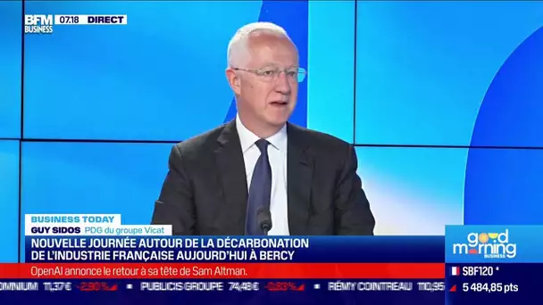 Guy Sidos (Vicat) : Décarbonation, la feuille de route du groupe Vicat