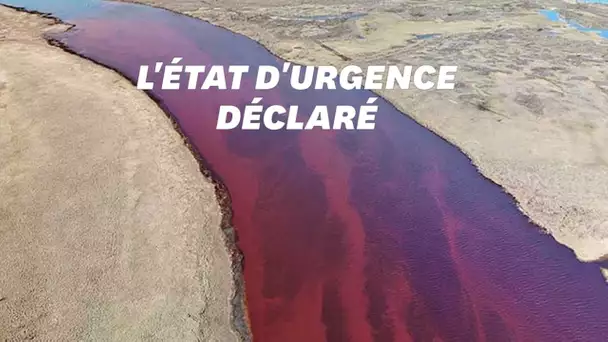 Cette rivière en Arctique est devenue rouge sang après une catastrophe environnementale