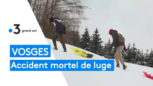 Vosges : accident mortel de luge