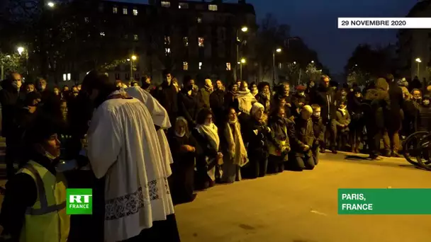 Messes catholiques : une centaine de fidèles réunis à Paris pour dénoncer les mesures gouvernemental