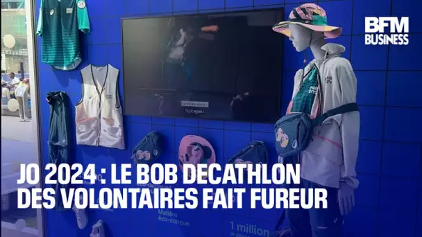 JO 2024 : le bob Decathlon des volontaires fait fureur