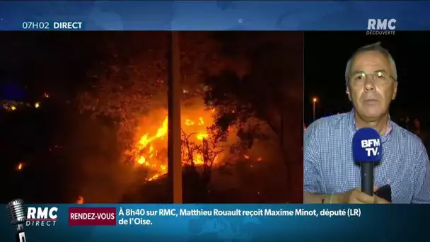Incendie à Anglet: des habitants évacués, des maisons parfois entièrement brulées, le maire raconte