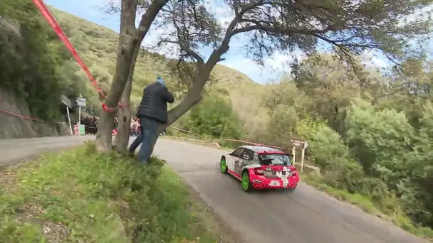 Mathieu Franceschi à l'attaque sur les routes du Cap Corse pour la Giraglia