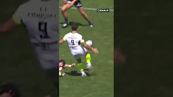 La superbe passe au pied de Germain ! #rugby #sports #stadetoulousain