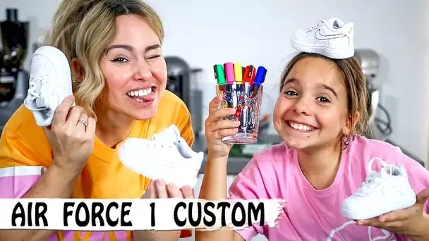 ON CUSTOM DES AIR FORCE 1 pour Bébé Jessy 😍