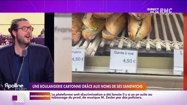 A Toulouse, une boulangerie a nommé un sandwich le "Garde à vue"