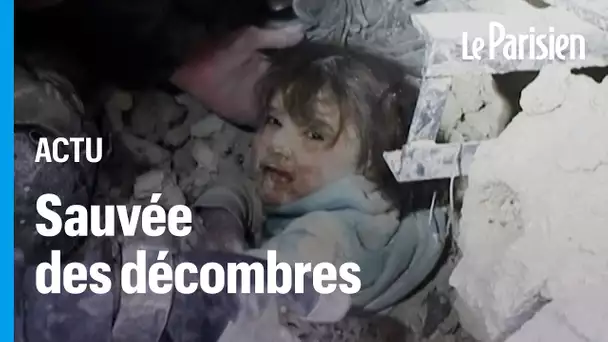 Séisme en Syrie : le sauvetage miraculeux de la petite Noor, coincée sous les décombres