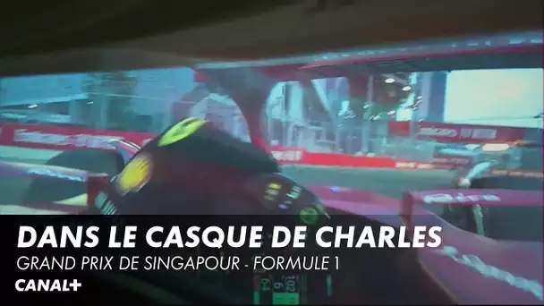 Un tour à Singapour dans le casque de Charles Leclerc - F1