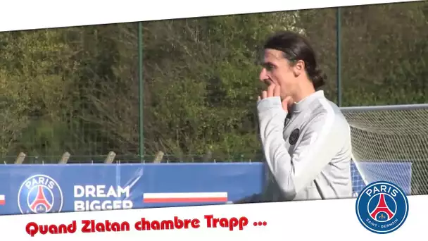 Quand Zlatan Ibrahimovic chambre Kevin Trapp