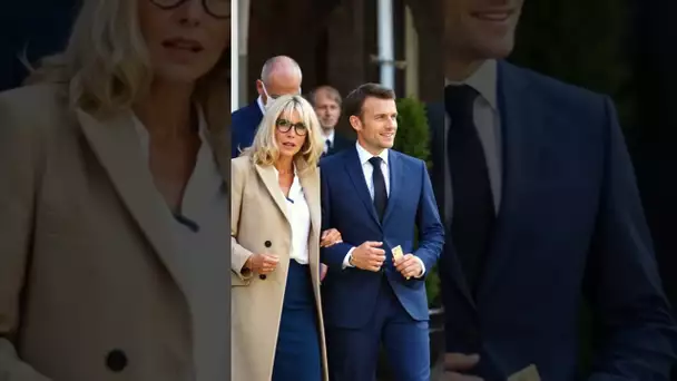Brigitte and Emmanuel Macron: Always Side by Side #Macron #BrigitteMacron #Together #parisstyle