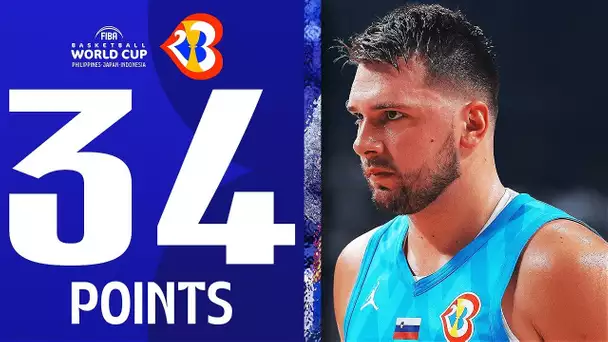 Luka Doncic Is On Fire In #FIBAWC Action! Drops 34 PTS In The Slovenia Win!