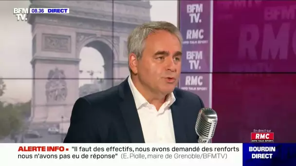 Masques pour les lycéens: "Si l'Etat ne le fait pas, moi je le fais" dit Xavier Bertrand
