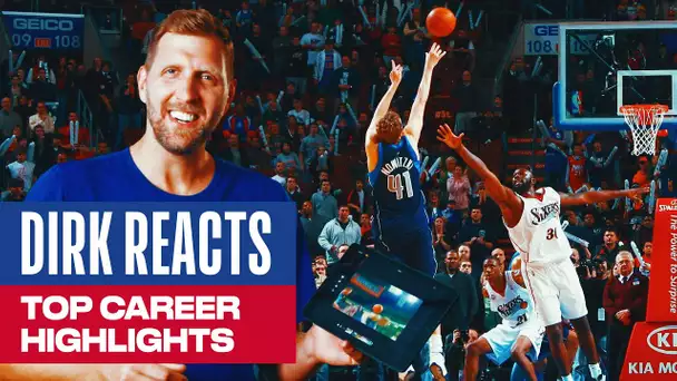 Dirk Nowitzki Reacts To His Top Career Highlights🔥👀