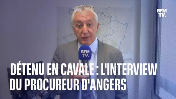 Détenu dangereux en cavale: l'interview en intégralité du procureur d'Angers