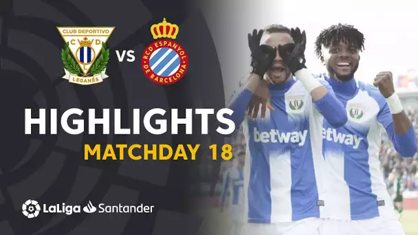 Highlights CD Leganés vs RCD Espanyol (2-0)