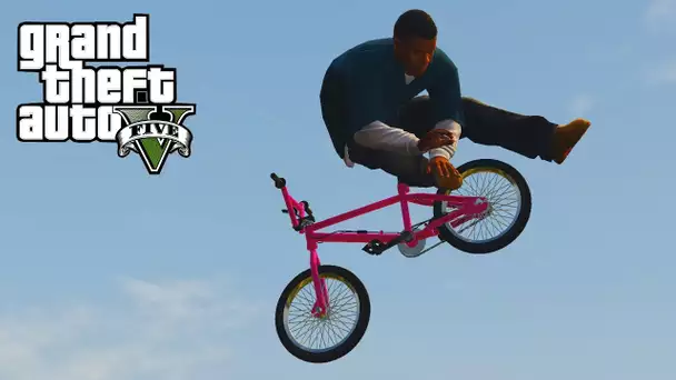 GTA 5 - TRICKS EN BMX AVEC LES ABONNES