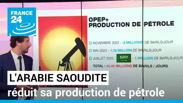 L'Arabie saoudite réduit sa production de pétrole pour stimuler les cours du brut • FRANCE 24