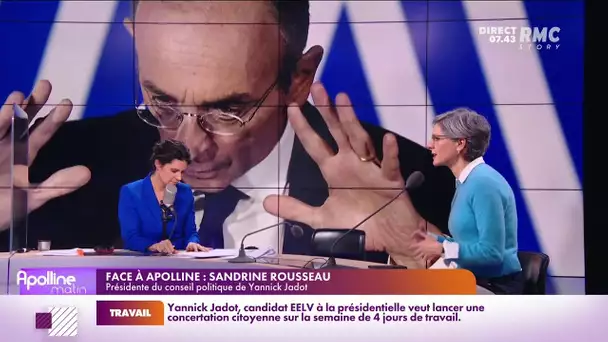Sandrine Rousseau: "Eric Zemmour n'a pas sa place à l'élection présidentielle"
