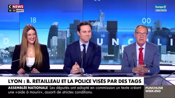 Thierry Cabannes - A Lyon, Bruno Retailleau et la police visés par des tags