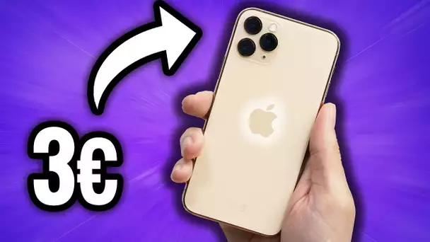 Faux iPhone 11 Pro à 3€ !