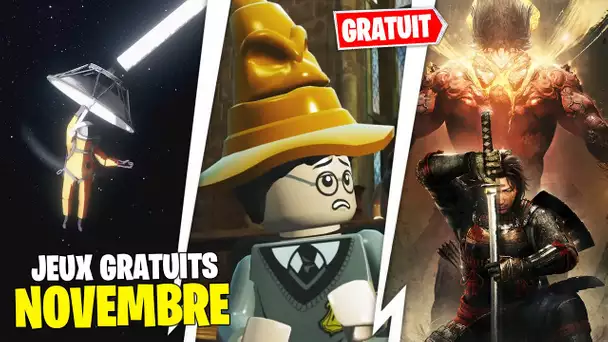 LES JEUX GRATUITS DE NOVEMBRE ! (3 JEUX GRATUITS)