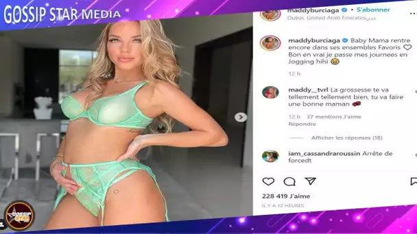 Maddy Burciaga enceinte : ce cliché très sexy où elle affiche son baby bump