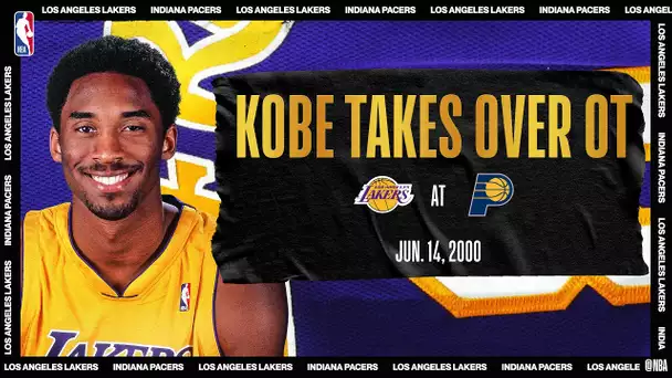 2000 #NBAFinals Game 4: Kobe's OT heroics lift LAL | Lakers @ Pacers | #NBATogetherLive #20HoopClass