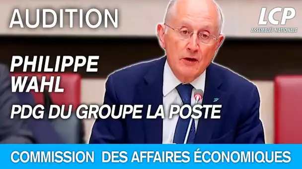 Philippe Wahl, PDG du groupe La Poste est auditionné par la commission  des Affaires économiques