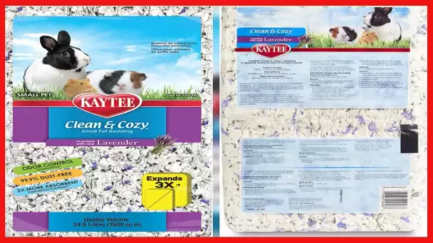 Kaytee Clean & Cozy Lavender Small Animal Pet Bedding 24.6 Liters