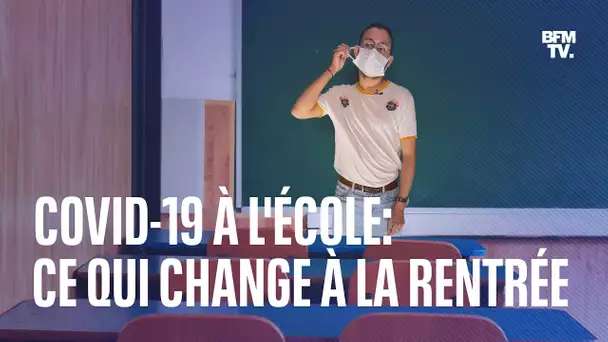 Covid-19 à l'école: ce qui change à la rentrée de septembre