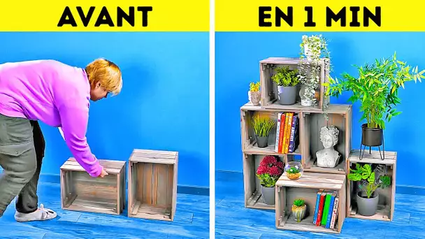 MEUBLES DIY COOLS ET PROJETS POUR DES DÉCORS CRÉATIFS