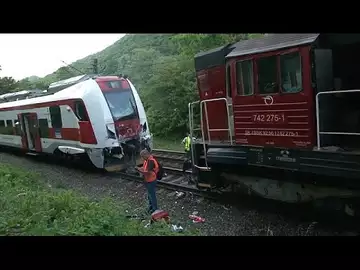 Des dizaines de blessés dans un accident de train en Slovaquie