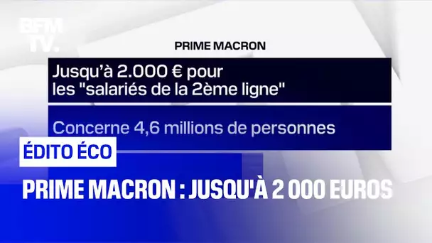 Prime Macron : jusqu'à 2 000 euros