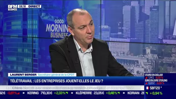 Laurent Berger (CFDT) : Télétravail, les entreprises jouent-elles le jeu ?